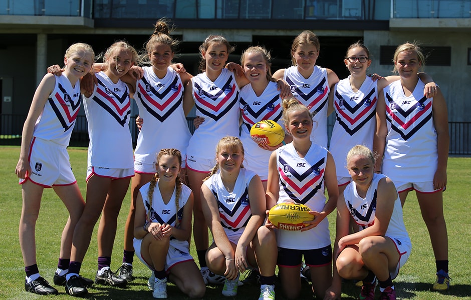 fffaweb 2121.jpg Fremantle’s Female Football Academy is back in 2019 with a series of clinics in March and June. - Fremantle,Fremantle Dockers,AFLW